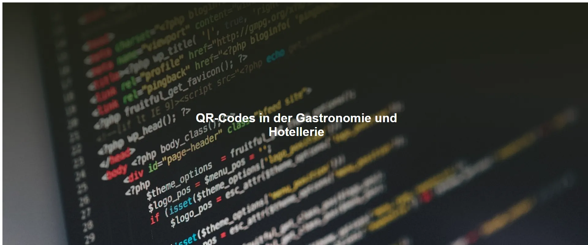 QR-Codes in der Gastronomie und Hotellerie